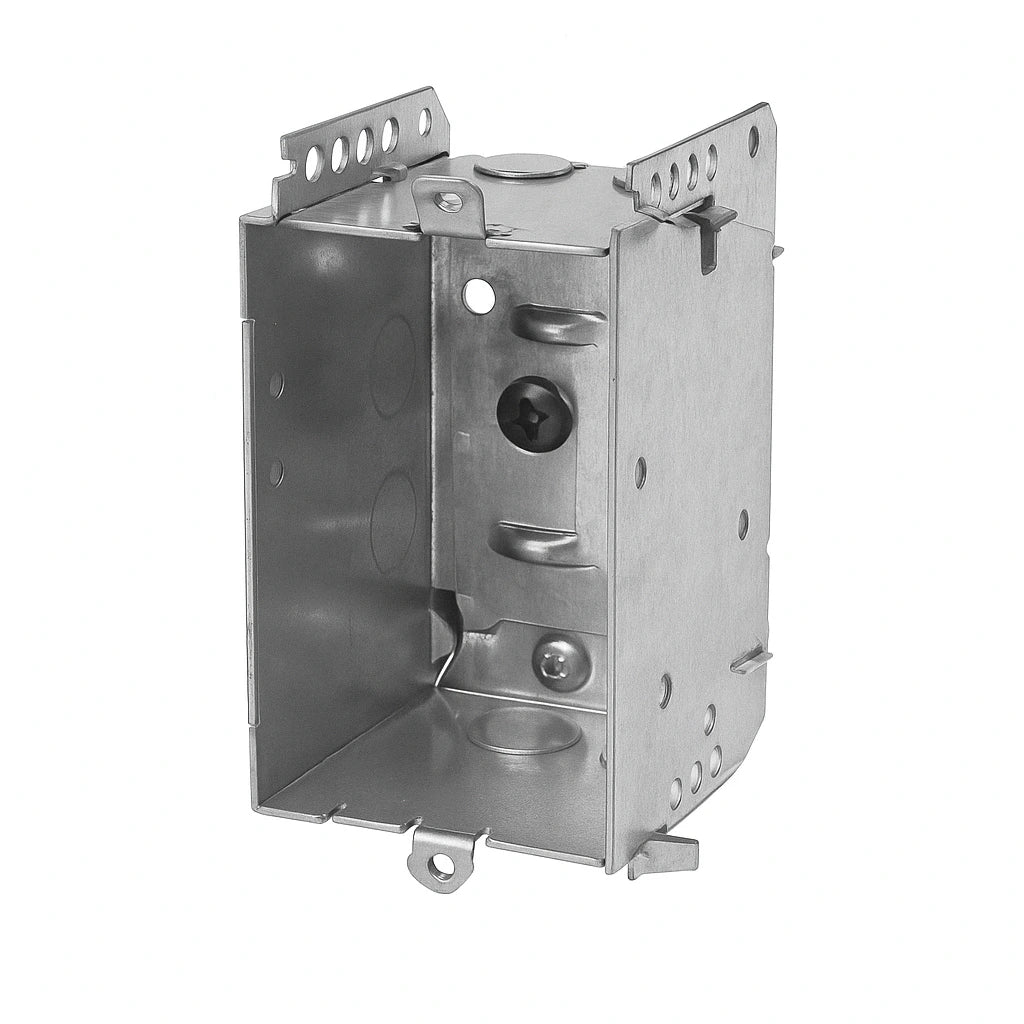 2104-LLE - Single Gang Device Box with Cable Clamps