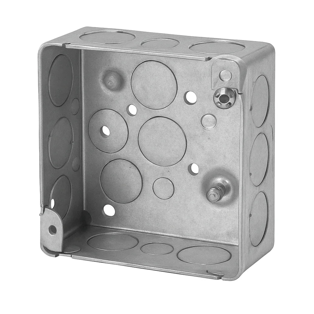 52171-K - 4" Square Deep Box with Knockouts